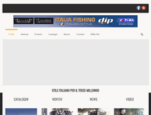 Tablet Screenshot of italiafishing.com